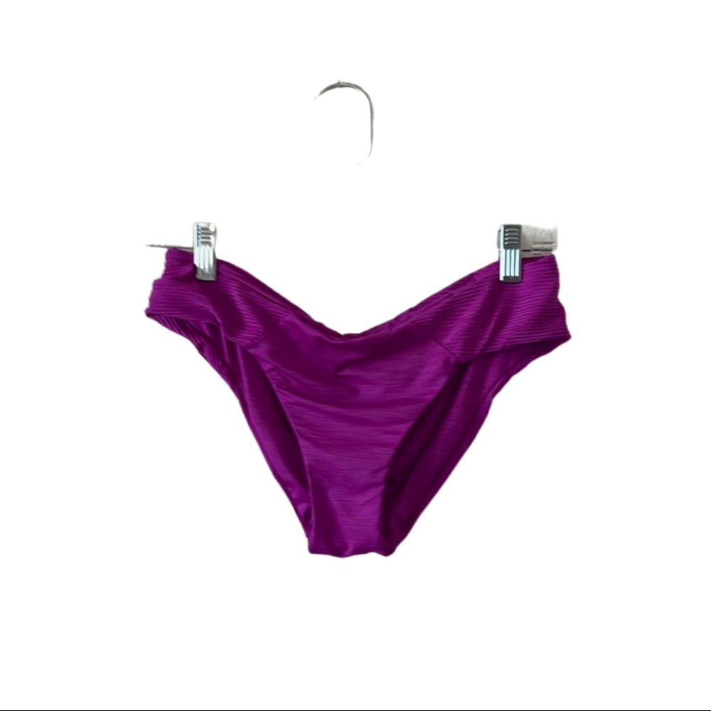 Becca ribbed bikini bottom
